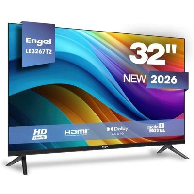 TV Engel LED LE3267T2 32" HD Ready 60Hz HDR Dolby Audio TV Engel LED LE3267T2 32" HD Ready 60Hz HDR Dolby Audio