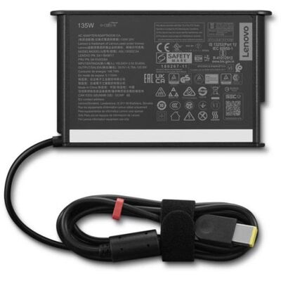 Netzteil Lenovo 4X21L38724 20 V 6,75 A CE-Zertifizierung Schwarz Netzteil Lenovo 4X21L38724 20 V 6,75 A CE-Zertifizierung Schwarz