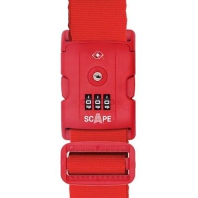 scape-travel Gurt für Koffer Scape Travel TSA mit Kombination 200 cm rot scape-travel Gurt für Koffer Scape Travel TSA mit Kombination 200 cm rot