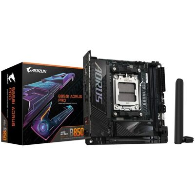 Motherboard GIGABYTE B850I AORUS PRO AMD B850 AM5 DDR5 Mini ITX WiFi 7 2.5GbE Motherboard GIGABYTE B850I AORUS PRO AMD B850 AM5 DDR5 Mini ITX WiFi 7 2.5GbE