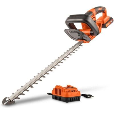 Akku-Heckenschere PowerPlus 20 V Klinge 515 mm doppelt 15 mm Schneidleistung Akku-Heckenschere PowerPlus 20 V Klinge 515 mm doppelt 15 mm Schneidleistung