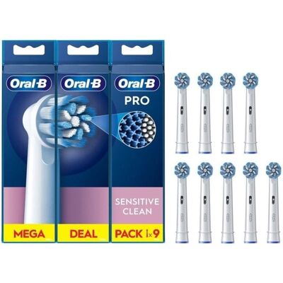 Oral-B Pro Sensitiv Clean 9 Stück - Zahnbürstenkopf Oral-B Pro Sensitiv Clean 9 Stück - Zahnbürstenkopf