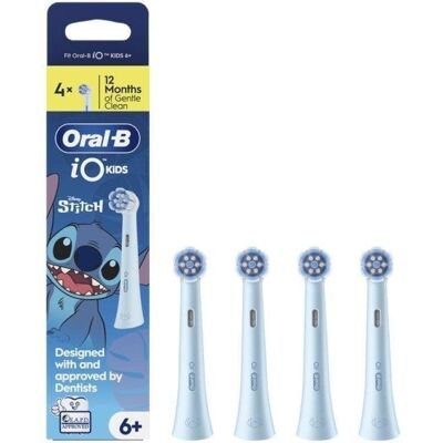 Aufsteckbürste Oral-B iO Kids 6+ Stitch 4 Einheiten Extra Weich Figuren Aufsteckbürste Oral-B iO Kids 6+ Stitch 4 Einheiten Extra Weich Figuren