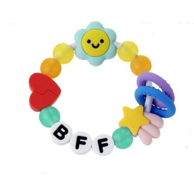 Infantino BFF Silikon Zahnungsarmband - Schnullertoy Infantino BFF Silikon Zahnungsarmband - Schnullertoy