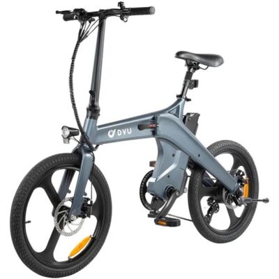 DYU T1 Elektrofahrrad, Drehmomentsensor, herausnehmbarer Akku, 7 Gänge, faltbar, Magnesium DYU T1 Elektrofahrrad, Drehmomentsensor, herausnehmbarer Akku, 7 Gänge, faltbar, Magnesium