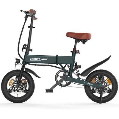 Elektrofahrrad Eskute F200 250W 36V7.8Ah Faltbar 14 Zoll Scheibenbremse Grün Elektrofahrrad Eskute F200 250W 36V7.8Ah Faltbar 14 Zoll Scheibenbremse Grün