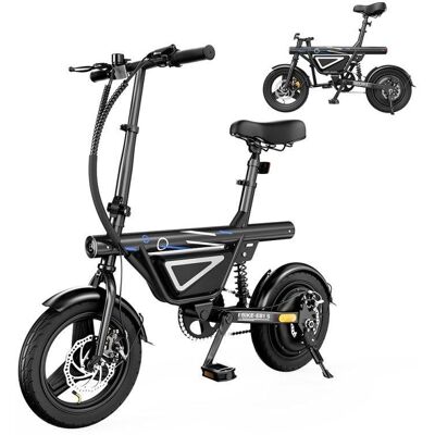 Elektrisches Fahrrad iScooter EB1S 500 W Batterie 36 V 12 Ah Elektrisches Fahrrad iScooter EB1S 500 W Batterie 36 V 12 Ah