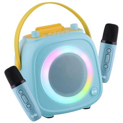 Lautsprecher TnB Karaoke Bluetooth 10W mit 2 Mikrofonen und RGB-Licht Lautsprecher TnB Karaoke Bluetooth 10W mit 2 Mikrofonen und RGB-Licht