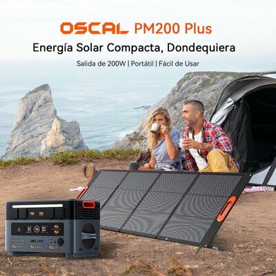Solarpanel OSCAL PM200 Plus 200W 5 MC-4 Anschluesse IP67 Widerstand Solarpanel OSCAL PM200 Plus 200W 5 MC-4 Anschluesse IP67 Widerstand