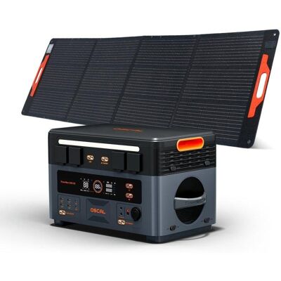 Energie-Station Oscal Powermax2400se 2016Wh 2400W 1 Solarpanel 200W LiFePO4 Batterie Energie-Station Oscal Powermax2400se 2016Wh 2400W 1 Solarpanel 200W LiFePO4 Batterie