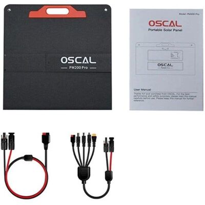 Solarpanel OSCAL PM200 Pro 200W – Zusammenklappbar – Tragbar – IP67 Schutz Solarpanel OSCAL PM200 Pro 200W – Zusammenklappbar – Tragbar – IP67 Schutz