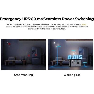 Energie-Station Oukitel P800e 512Wh 8 Anschlüsse AC, USB, DC LiFePO4 Batterie Schnellladung LED Energie-Station Oukitel P800e 512Wh 8 Anschlüsse AC, USB, DC LiFePO4 Batterie Schnellladung LED