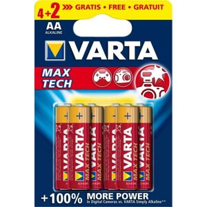 Varta Max Tech AA06 4+2 Stück Alkalisebatterie - Batterie Varta Max Tech AA06 4+2 Stück Alkalisebatterie - Batterie