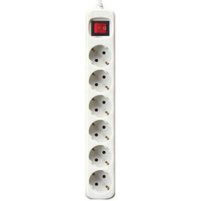 Silver Electronics 9632 Verlängerung - 6 Steckdosen, 3m Kabel Silver Electronics 9632 Verlängerung - 6 Steckdosen, 3m Kabel