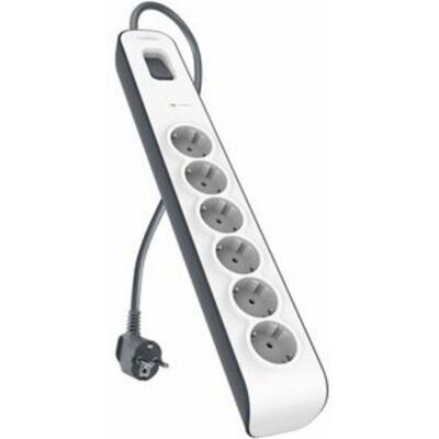 Belkin Steckdosenleiste 6-fach, 2 m Kabel - Mehrfachstecker Belkin Steckdosenleiste 6-fach, 2 m Kabel - Mehrfachstecker
