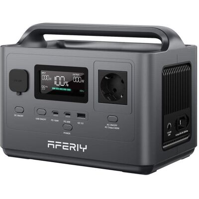 Energie-Station Aferiy AF-P040 256Wh 400W 3 USB-Anschlüsse und AC-Steckdose Li-ion Akku Energie-Station Aferiy AF-P040 256Wh 400W 3 USB-Anschlüsse und AC-Steckdose Li-ion Akku