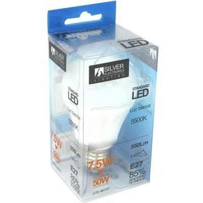 Silver Sanz Eco E27 10W 660lm 5000K LED Birne - LED Lampe Silver Sanz Eco E27 10W 660lm 5000K LED Birne - LED Lampe