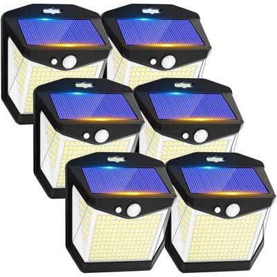 Außenwand-Solarleuchte 248 LED Autrucker mit Bewegungssensor IP65 6er Pack Außenwand-Solarleuchte 248 LED Autrucker mit Bewegungssensor IP65 6er Pack