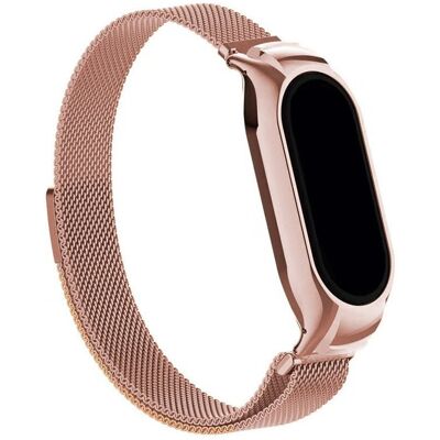 Cool Xiaomi Smart Band 8 Metallarmband Roségold - Fitness-Tracker Cool Xiaomi Smart Band 8 Metallarmband Roségold - Fitness-Tracker