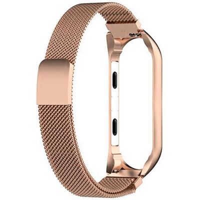 Cool Xiaomi Smart Band 8 Metallarmband Roségold - Fitness-Tracker Cool Xiaomi Smart Band 8 Metallarmband Roségold - Fitness-Tracker