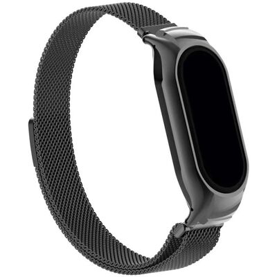 Cool Metall Schwarz Xiaomi Smart Band 8/9 Armband Cool Metall Schwarz Xiaomi Smart Band 8/9 Armband