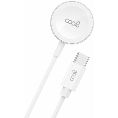 Ladekabel COOL Typ-C Magnetisch für Apple Watch Series 1-10 SE Ultra Weiß Ladekabel COOL Typ-C Magnetisch für Apple Watch Series 1-10 SE Ultra Weiß