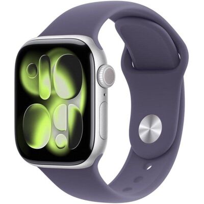Apple Watch Series 11 GPS NFC 42mm Retina OLED Silber Lila M/L Wasserdicht IP6X SpO2 Puls Schlaftracking SOS Apple Watch Series 11 GPS NFC 42mm Retina OLED Silber Lila M/L Wasserdicht IP6X SpO2 Puls Schlaftracking SOS