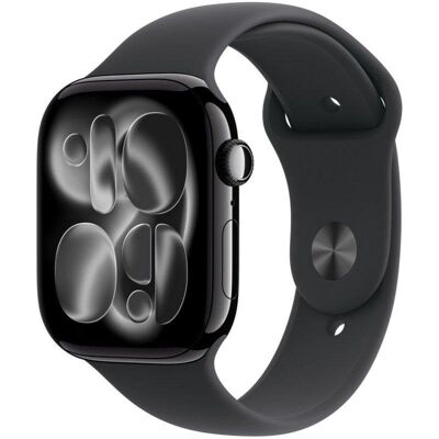 Apple Watch Series 11 GPS NFC 46mm Retina OLED Schwarz S/M Wasserdicht IP6X SpO2 Puls Schlaf Apple Watch Series 11 GPS NFC 46mm Retina OLED Schwarz S/M Wasserdicht IP6X SpO2 Puls Schlaf