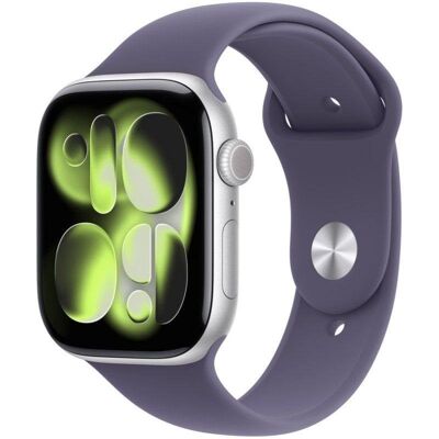 Apple Watch Series 11 GPS NFC 46mm OLED Silber Lila M/L IP6X Wasserdicht SpO2 Schlafanalyse Apple Watch Series 11 GPS NFC 46mm OLED Silber Lila M/L IP6X Wasserdicht SpO2 Schlafanalyse