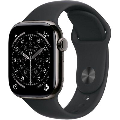 Apple Watch Series 11 GPS + Cellular 42mm OLED Titan Schwarz M/L 5G IP6X SpO2 Puls Sleep Apple Watch Series 11 GPS + Cellular 42mm OLED Titan Schwarz M/L 5G IP6X SpO2 Puls Sleep
