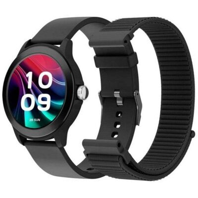 SPC Smartee Duo Vivo 2 Bluetooth GPS 42mm AMOLED Schwarz IP68 SpO2 Herzfrequenz Schlaf SOS SPC Smartee Duo Vivo 2 Bluetooth GPS 42mm AMOLED Schwarz IP68 SpO2 Herzfrequenz Schlaf SOS