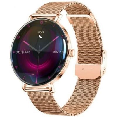 Forever SB-370 Lucca Bluetooth 46mm AMOLED Roségold IP68 Herzfrequenz Schlafmonitor Forever SB-370 Lucca Bluetooth 46mm AMOLED Roségold IP68 Herzfrequenz Schlafmonitor