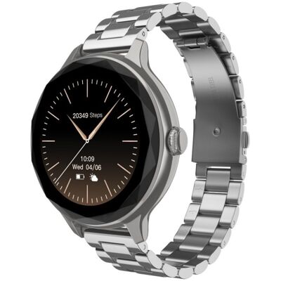 Noise Diva Bluetooth Smartwatch Metallic Silber Gesundheitsmonitor Smartphone Benachrichtigungen Noise Diva Bluetooth Smartwatch Metallic Silber Gesundheitsmonitor Smartphone Benachrichtigungen