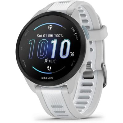 Garmin Forerunner 165 Bluetooth GPS 43mm Grau Weißes Armband Pulsuhr SpO2 5ATM Garmin Forerunner 165 Bluetooth GPS 43mm Grau Weißes Armband Pulsuhr SpO2 5ATM