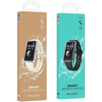 Hoco Y34 Bluetooth 1,47" Schwarz Einheitsarmband Wasserdicht IP67 Hoco Y34 Bluetooth 1,47" Schwarz Einheitsarmband Wasserdicht IP67