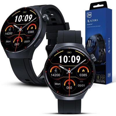 3MK Smartwatch Bluetooth GPS 42mm Schwarz Einheitsgröße 3MK Smartwatch Bluetooth GPS 42mm Schwarz Einheitsgröße