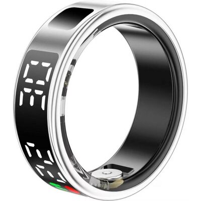 Smart Ring Avizar Saturn Größe 8 Bluetooth IP68 Akku 5 Tage Silber Smart Ring Avizar Saturn Größe 8 Bluetooth IP68 Akku 5 Tage Silber