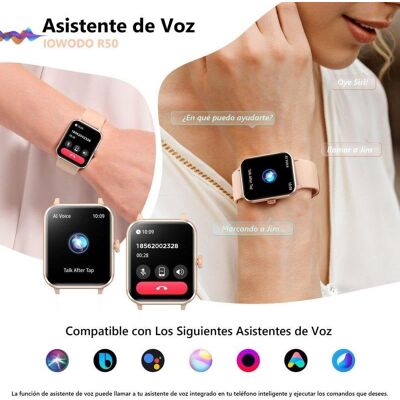 Blackview Smart Watch Bluetooth 5.3 1,85'' Aluminium Schwarz Nylon Silikon Armbänder Blackview Smart Watch Bluetooth 5.3 1,85'' Aluminium Schwarz Nylon Silikon Armbänder