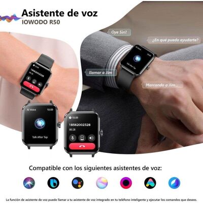 Blackview Smart Watch Bluetooth 5.3 1,85'' Schwarz Armband S/M Wasserdicht 1ATM Blackview Smart Watch Bluetooth 5.3 1,85'' Schwarz Armband S/M Wasserdicht 1ATM