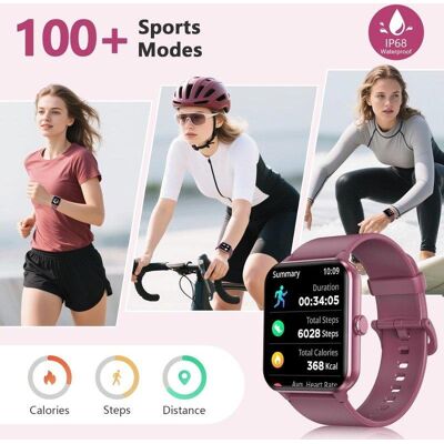 Blackview R50 Bluetooth 1,85'' Lila S/M Smartwatch mit Anrufen Blackview R50 Bluetooth 1,85'' Lila S/M Smartwatch mit Anrufen