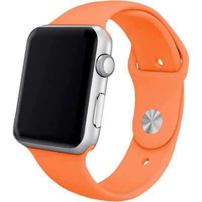 Cooles Korallen-Kautschukarmband für Apple Watch Watch 42/44 mm Serie 1/2/3/4/5/6/SE Cooles Korallen-Kautschukarmband für Apple Watch Watch 42/44 mm Serie 1/2/3/4/5/6/SE