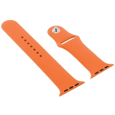 Cooles Korallen-Kautschukarmband für Apple Watch Watch 42/44 mm Serie 1/2/3/4/5/6/SE Cooles Korallen-Kautschukarmband für Apple Watch Watch 42/44 mm Serie 1/2/3/4/5/6/SE