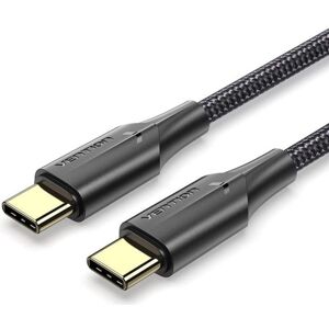 Vention USB-C 2.0 auf USB-C Stecker/Stecker Kabel 60W 3m Schwarz Vention USB-C 2.0 auf USB-C Stecker/Stecker Kabel 60W 3m Schwarz