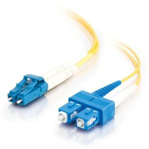C2G 85587 Gelber 2m Glasfaserkabel - Singlemode OS1, LC zu SC C2G 85587 Gelber 2m Glasfaserkabel - Singlemode OS1, LC zu SC