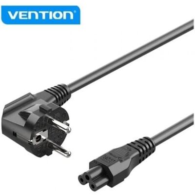 VENTION Zckbac IEC C5 auf CEE7 Stromkabel - 1,8M - Schwarz VENTION Zckbac IEC C5 auf CEE7 Stromkabel - 1,8M - Schwarz