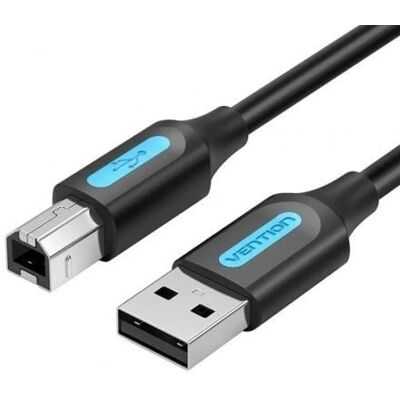 Vention USB 2.0 A auf USB-B Kabel - 10m Schwarz - Druckerkabel Vention USB 2.0 A auf USB-B Kabel - 10m Schwarz - Druckerkabel