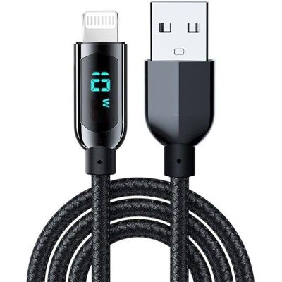 dam-electronics USB A auf Lightning Kabel Dam Electronics mit LED-Display 1,2 m 10W dam-electronics USB A auf Lightning Kabel Dam Electronics mit LED-Display 1,2 m 10W