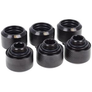 Wasserkühlung Alphacool Eiszapfen 16/10mm Pack 6 Schwarz Wasserkühlung Alphacool Eiszapfen 16/10mm Pack 6 Schwarz