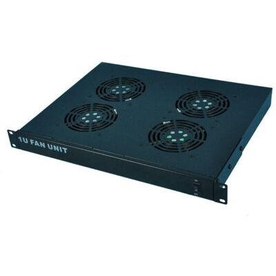 Kimex 4-Lüfter-Belüftungsset für 19" 1U Rack-Schrank Kimex 4-Lüfter-Belüftungsset für 19" 1U Rack-Schrank