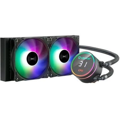 Wasserkühlung UNYKAch AquaStorm 240 2 Lüfter RGB Schwarz Wasserkühlung UNYKAch AquaStorm 240 2 Lüfter RGB Schwarz
